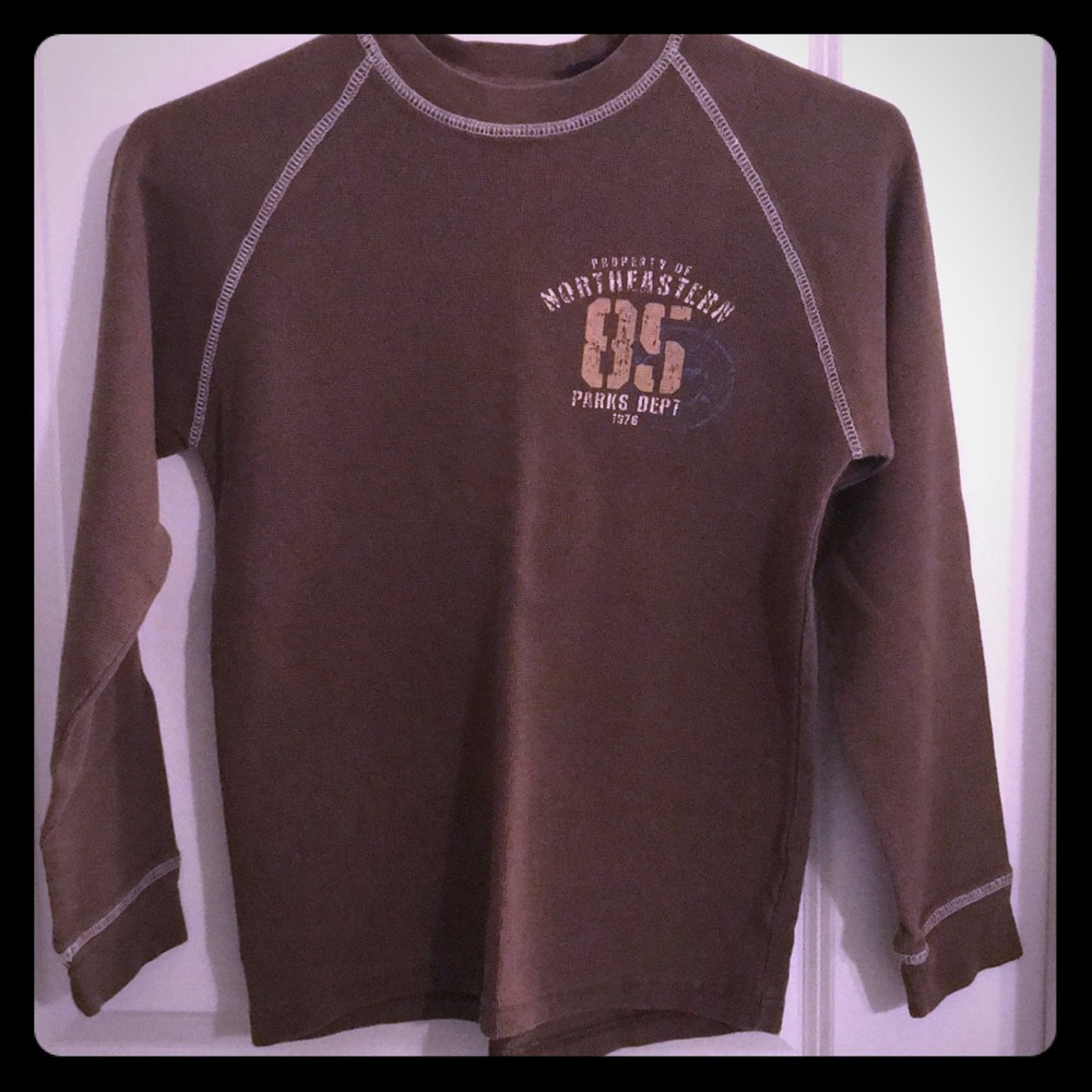 Boys Planks Long Sleeve Thermal Shirt